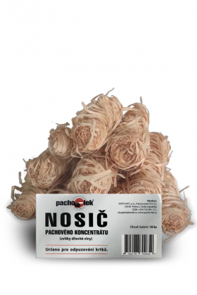 Nosič pachové látky - svitky dřevité vlny